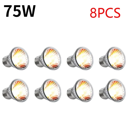 

25/50/75W UVA+UVB Reptile Lamp Bulb Turtle Basking UV Light Bulbs Heating Lamp Full Spectrum Sunlamp for Amphibians Lizards