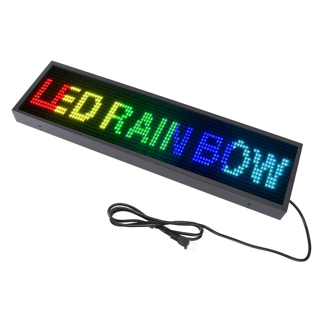 Programmable LED Screen, Multiple Modes Flexible LED Display 26x14 Inch Versatile Usage High Resolution for Cinema Exhibition Hall