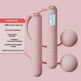 thumbnail image 2 of Skipping Rope with Counter ( With/Without Rope) Skipping Relativelk Weighted with Counter Handle That Enables You to Hold It Firmly While Jumping Rope Weight Load Design, 2 of 5