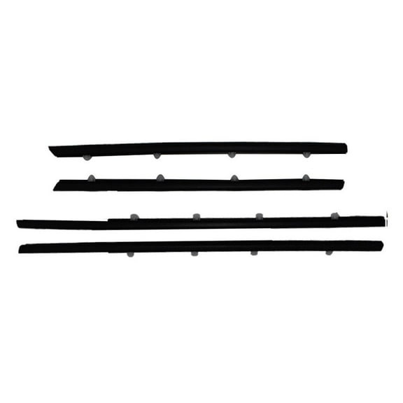 Geelife For 12-15 Honda Civic Sedan Outer Seal Belt Window Moulding Trim WeatherStrips