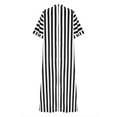 thumbnail image 4 of Robe d'Été pour Femmes 2024 Mode Grande Taille Robe pour Col en V Décontractée Robes d'Été avec Poches Manches Courtes avec Poches 50 % de Réduction!, 4 of 6