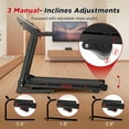 thumbnail image 5 of Folding Treadmills for Home - 3.5HP Portable Foldable with Incline, Electric Treadmill with 12 Preset Programs, Indoor Workout Treadmills, 5 of 12