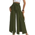 thumbnail image 3 of Yifymode Summer Beach Cover Up Pants for Women Flowy Pant Wide Leg Bathing Suit Coverup Swimsuit Palazzo with Slits, 3 of 6