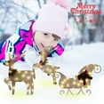 thumbnail image 5 of Christmas Reindeer Ground Stake Light Battery Operated For Yard Garden Outdoor Holiday Decor And Lighting, 5 of 9