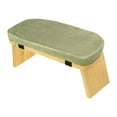 thumbnail image 5 of Meditation Bench Folding Kneeling Stool Wooden with Soft Cushion for Yoga Meditation and Prayer, 5 of 9
