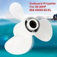 thumbnail image 2 of 664-45949-02-El Marine Boat Outboard Propeller 9 7/8 X 13 For 20-30Hp Right-Hand Rotation 3 Blades, 2 of 5
