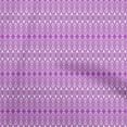 thumbnail image 1 of oneOone Cotton Poplin Purple Fabric Ikat Fabric For Sewing Printed Craft Fabric By The Yard 56 Inch Wide, 1 of 1