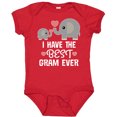 thumbnail image 3 of Inktastic Best Gram Ever Grandchild Boys or Girls Baby Bodysuit, 3 of 5