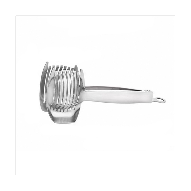 Stainless Steel Tomato Slicer Cutter Multifunctional Fruit and Vegetable Bread Clip Kitchen Slicing Aids
