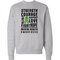 thumbnail image 2 of Inktastic Mental Health Awareness Strength Support Love Adult Sweatshirt, 2 of 4