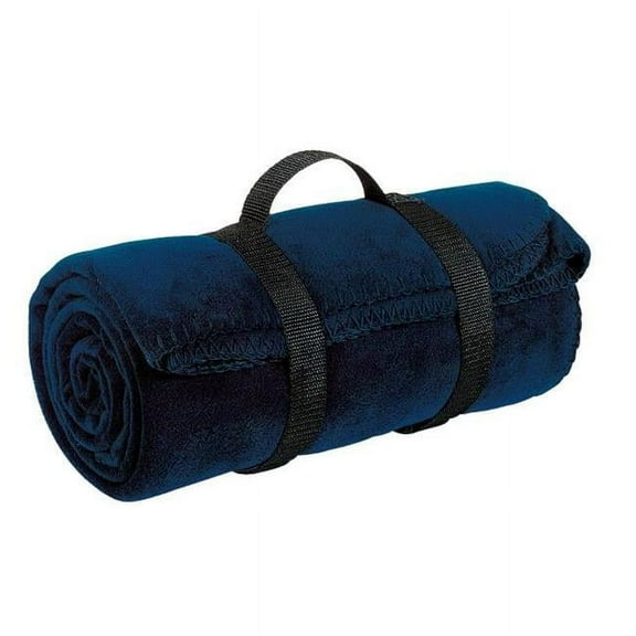 Port Authority ® - Value Fleece Blanket with Strap. BP10 - Navy Size OSFA