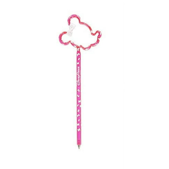 Disney Minnie Mouse Profile Pink Polka Dot Stick Pen