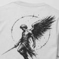 thumbnail image 3 of Archangel Michael Graphic T-Shirt, Unisex Classic Fit Religious Sword Angel Tee, 3 of 9