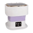 thumbnail image 1 of Mini Lavadora Portatil Plegable Con Luz Antibacterial 11.5 L, Morada Blanco, 1 of 4