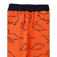 thumbnail image 5 of QEFJNO Toddler and Little Boys Cotton Pull On Active Jogger Pants Casual Sweatpants with Drawstring Size 2-7T, 5 of 8
