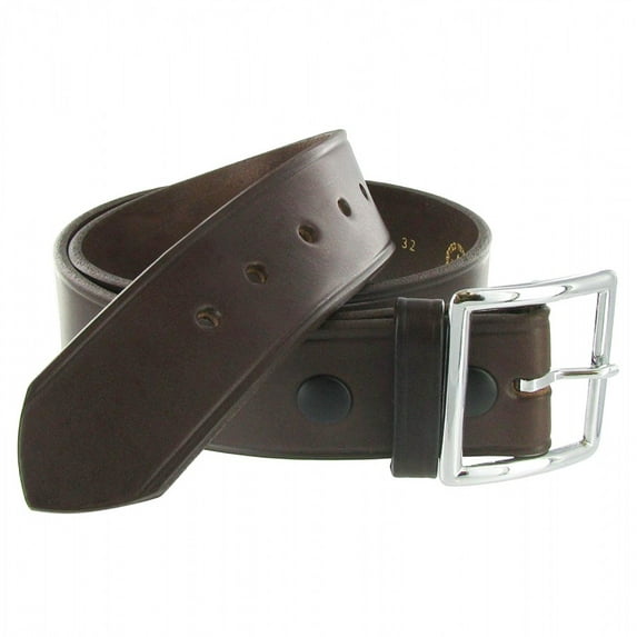 Boston Leather Men's 10-12 oz Bridal Leather 1 3/4" Garrison Belt.