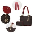 thumbnail image 3 of MKF Collection Savannah Women’s Tote Bag With Wristlet Wallet, Vegan Leather Shoulder Bag Purses and Handbag 2 Pcs By Mia K- Tan, 3 of 6