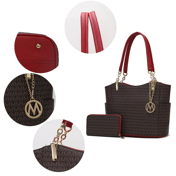 MKF Collection Savannah Women's Tote Bag With Wristlet