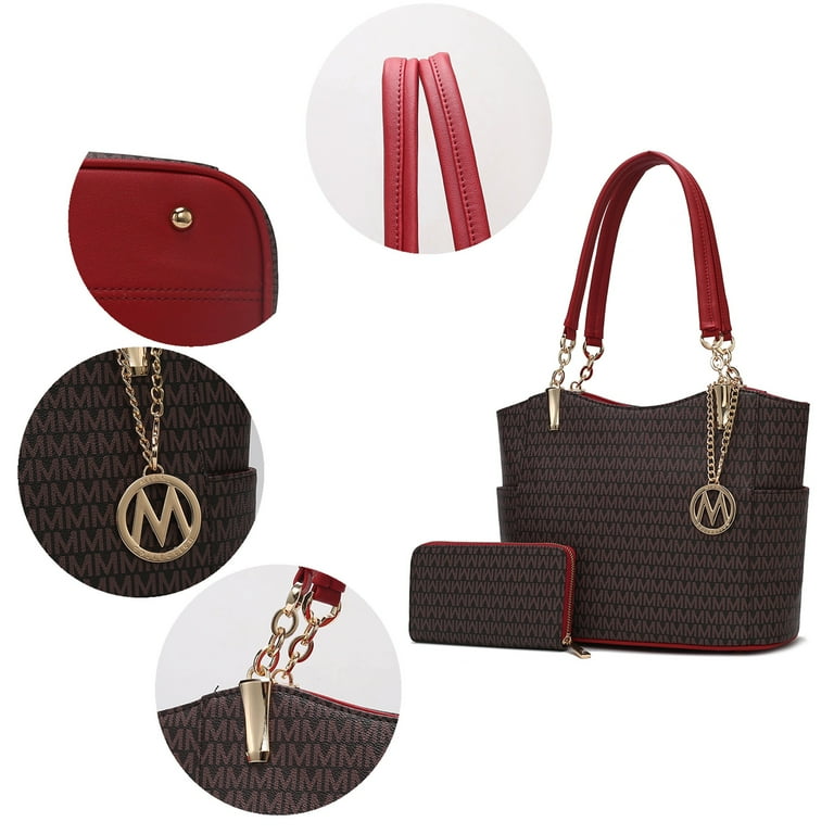 MKF Collection Savannah Women's Tote Bag With Wristlet Wallet