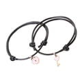 thumbnail image 3 of Pulseras ajustables para Parejas para esposo y esposa Delicadas ajustadas desde 6.3 pulgadas Rosado Sunnimix, 3 of 8
