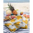 thumbnail image 3 of Pack of 2 Outdoor Pillow Covers, Minimalist Tropical Leaves Waterproof Square Throw Pillowcase Cushion Decorative Pillow Covers for Couch Patio Tent, 24x24 in, 3 of 6