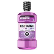 Listerine Total Care Intense Anticavity Fluoride Mouthwash, Intense Mint, 500 mL