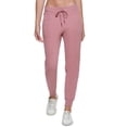 thumbnail image 3 of Calvin Klein Womens Mauve Pink Logo Rib-Trim Basic Jogger Sweatpants Size XS $59, 3 of 3