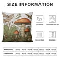 thumbnail image 5 of Nawypu Lumbar Throw Pillow Cover 12x20 Inch Decorative Bedroom Living Room Cute Forest Witch Magic Mushroom Forager Fern Rectanglar Cushion Case for Bed Sofa Couch, 5 of 5
