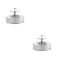 thumbnail image 1 of Decodeary Round Sandwich Easy To Clean Non-Stick Durable Eco-Friendly Sandwich Maker silver 2Set, 1 of 6