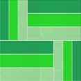 thumbnail image 1 of Ahgly Company Machine Washable Indoor Square Transitional Neon Green Area Rugs, 5' Square, 1 of 7