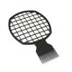 thumbnail image 2 of Profesional Portátil Port Twist Peine Curling Curling Sucio Sucio Cepillo de trenza Peluquería Regalo para mujeres Unisex Mujeres Adultos Negro Eigraketly CE001366-01B, 2 of 7