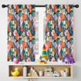 thumbnail image 5 of Blackout Kids Curtains,Pioneer Flower Floral Print Pattern Childrens Insulated Curtains Set Of 2,Bedroom Essentials,Toddler Room Decor 42"x54", 5 of 5