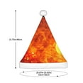 thumbnail image 3 of Cauagu Tennis Ball In Fire for Adult Christmas Hat,1-Pack Xmas Holiday Hat Santa Hat for Women & Men Festive Headwear Accessories Fit for Christmas/New Year/Party, 3 of 6