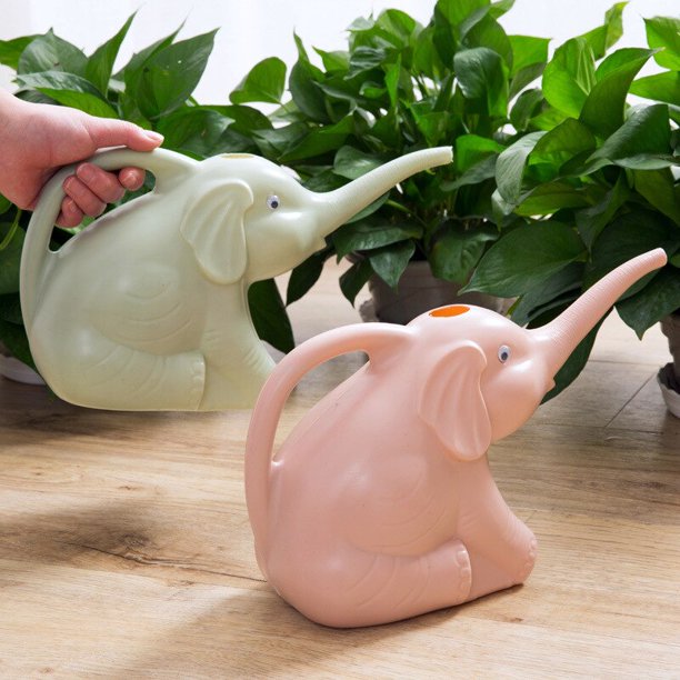 Elephant Shape Watering Can Pot Home Garden Flowers Plants Watering Tool Succulents Potted Gardening Water BottleBlueAustralia He Qiyong unisex