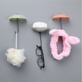 thumbnail image 2 of Yesbay 3 Pcs Wall Hooks Umbrella Shape Design Self Adhesive Hanger Hook Storage Organizer, 2 of 7