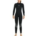 thumbnail image 1 of Soidarity Traje de buceo Trajes de baño a prueba de frío de alta eficiencia Traje de neopreno Cuello clásico Deportes acuáticos Mujer Negro XL, 1 of 6