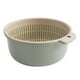 thumbnail image 2 of Cuenco para Colador de Cocina, Cesta de Drenaje para Lavado de Verduras, Ahorro de Espacio, Mezcla Resistente, Material Grueso Multiusos, Colador de a Pequeño Verde Macarena Cesta de drenaje, 2 of 8