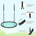 thumbnail image 6 of Costway 40'' Spider Web Tree Swing Set w/ Adjustable Hanging Ropes Kids Play Set Green, 6 of 12