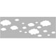 thumbnail image 4 of GOOHOCHY Diseño de nubes domésticos calcomanías de pared pegatina de pared calcomanía decorativa decorativa, 4 of 7