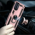 thumbnail image 2 of For Moto G Stylus 5g 2022 Ring Magnetic Kickstand Hybrid Case Cover - Rose Gold, 2 of 3