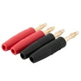 thumbnail image 6 of 4Pcs 4mm B7 24K Gold Plated Musical Speaker Cable Wire Pin Banana Plug with 11Pcs Terminal Removal Tools, 6 of 10