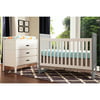 Baby Mod Modena Mod Two Tone 2-in-1 Convertible Crib Gray and White