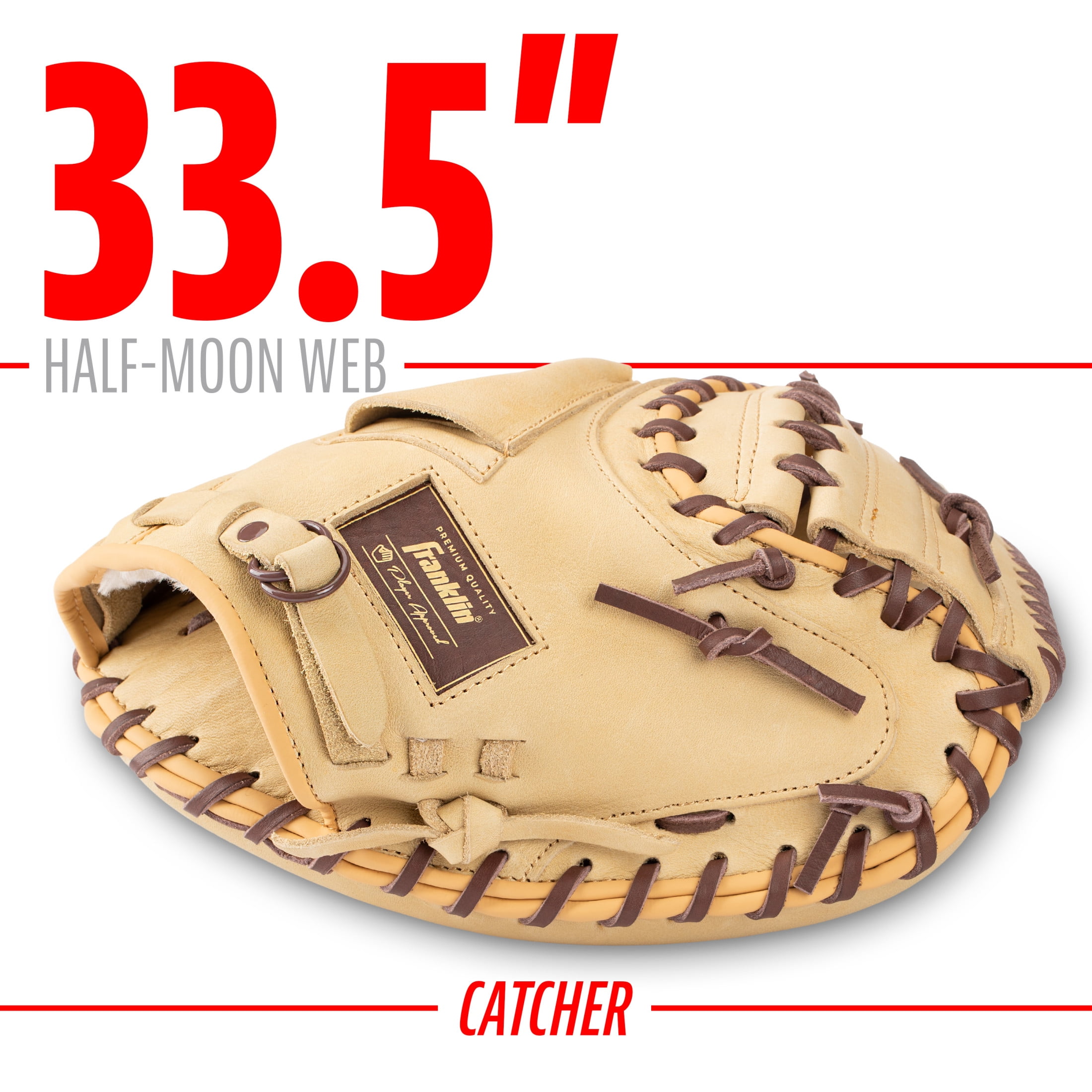 Free Shipping! Franklin Sports CTZ5000 Catcher's Mitt - Adult +