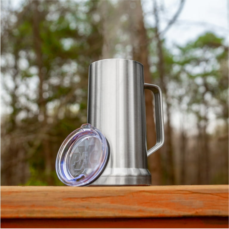  Maxam Stainless Steel Travel Mug, 14-Ounce : Home & Kitchen