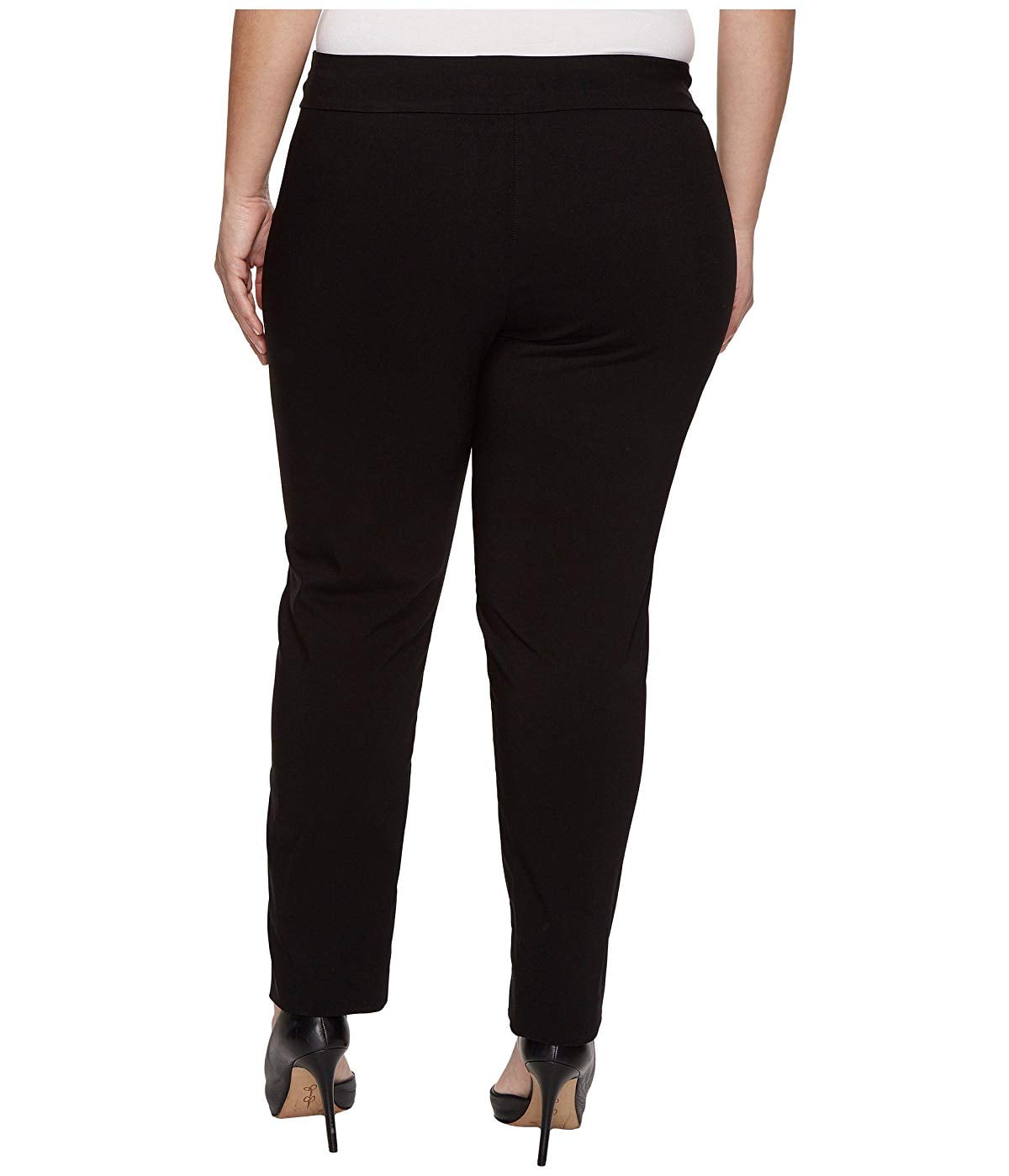 plus size pull on ankle pants