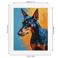 thumbnail image 2 of Paint by Numbers Kit for Adults, Dog Vibrant Artistic Portrait Paint by Numbers, Easy Paint by Numbers Kit for Adults Beginner, DIY Adult Paint by Number Kits on Canvas, Home Decor 12x16in, 2 of 7