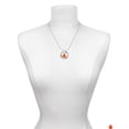 thumbnail image 3 of Delight Jewelry Resin Funny Boo! Pumpkin Silvertone Grandmother Ring Charm Necklace, 18", 3 of 4