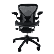 Classic Herman Miller Aeron () Office Chair with Posture Fit  - Fully Adjustable - Size B Medium