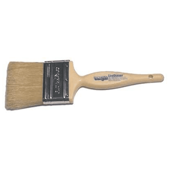 4" White China Bristle Urethaner