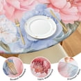 thumbnail image 4 of Pioneer Flower Floral Print Pattern Round Fitted Tablecloth with Elastic Edge,Dining Table Cover Waterproof,Outdoor Round Tablecloth for Camping,Dining,Indoor and Outdoor, 4 of 7